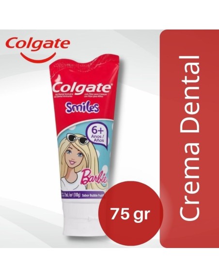 Comprar Crema Dental Colgate JUNIOR BARBIE 75 ml Mayorista al Mejor Precio!