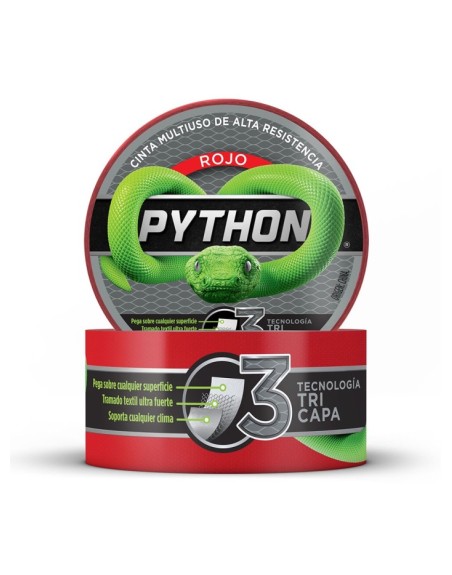 Comprar Python Cinta Multiusos Alta Resistencia Rojo 18 Mayorista al Mejor Precio!