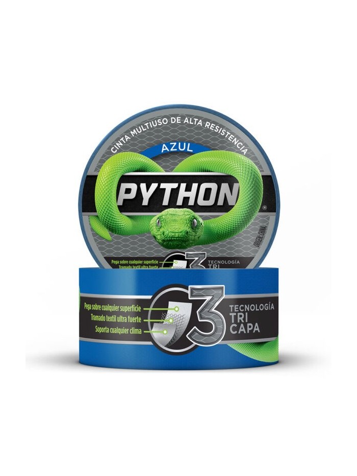 Comprar Python Cinta Multiusos Alta Resistencia Azul 18 Mayorista al Mejor Precio!