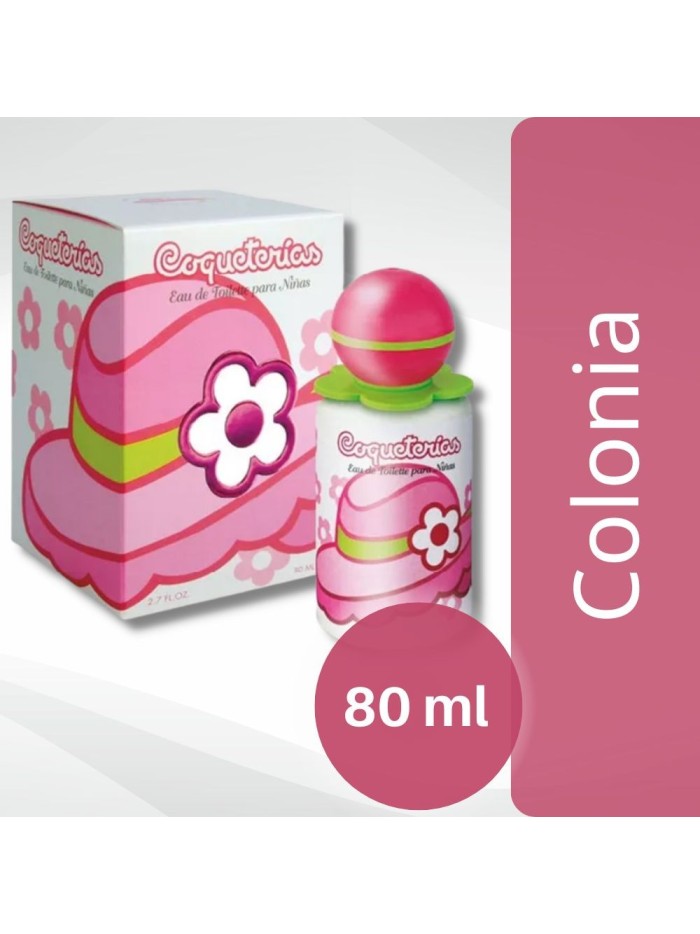 Comprar Colonia Coqueterias 80 ml Mayorista al Mejor Precio!