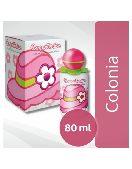 Comprar Colonia Coqueterias 80 ml Mayorista al Mejor Precio!