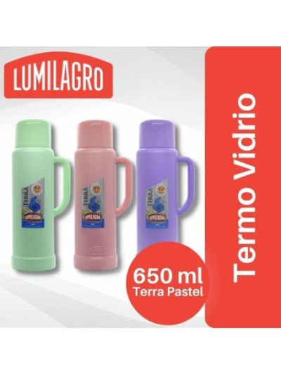 Comprar Termo Terra Pastel 650 ml Lumilagro Mayorista al Mejor Precio!