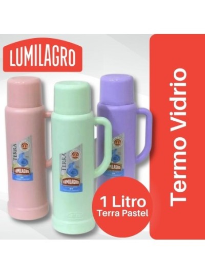 Comprar Termo Terra Pastel 1 Litro Lumilagro Mayorista al Mejor Precio!