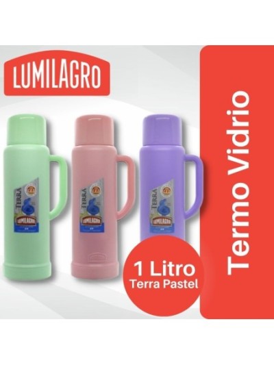 Comprar Termo Terra Pastel 1 Litro Lumilagro Mayorista al Mejor Precio!