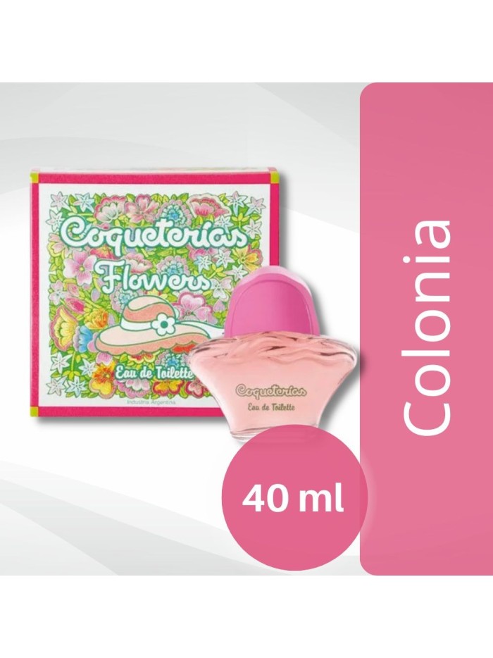 Comprar Colonia Coqueterias Flowers 40 ml Mayorista al Mejor Precio!