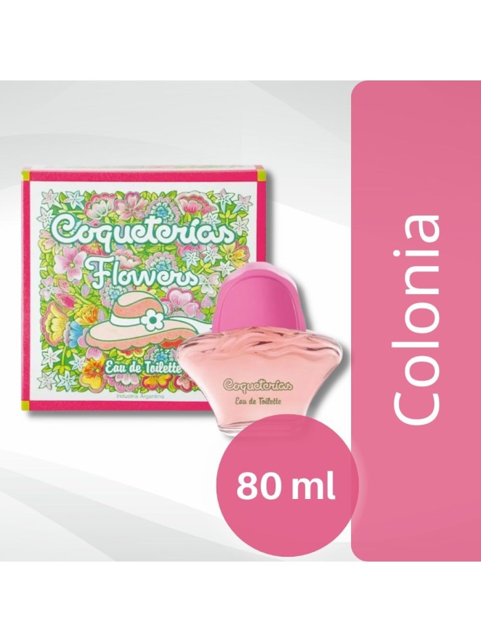 Comprar Colonia Coqueterias Flowers 80 ml Mayorista al Mejor Precio!