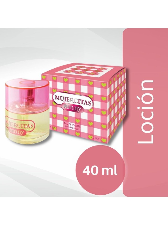 Comprar Locion Mujercitas Sunny 40 ml con vaporizador Mayorista al Mejor Precio!