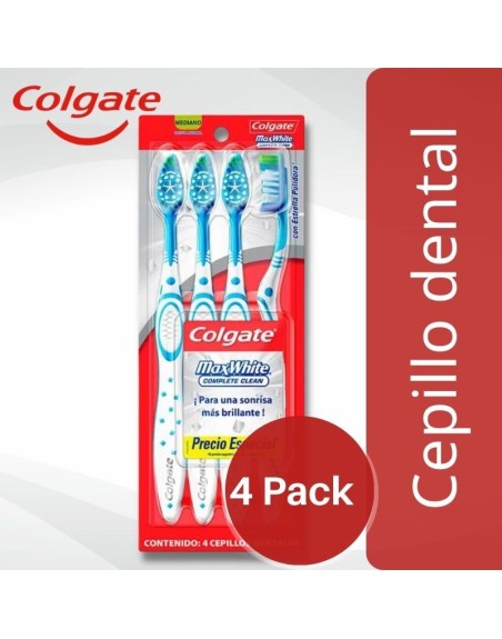 Comprar Cepillo Dental Colgate Max White Pack x 4 Suave Mayorista al Mejor Precio!