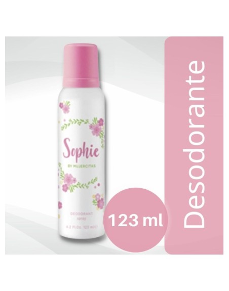 Comprar Desodorante Aerosol Sophie By Mujercitas 123 ml Mayorista al Mejor Precio!