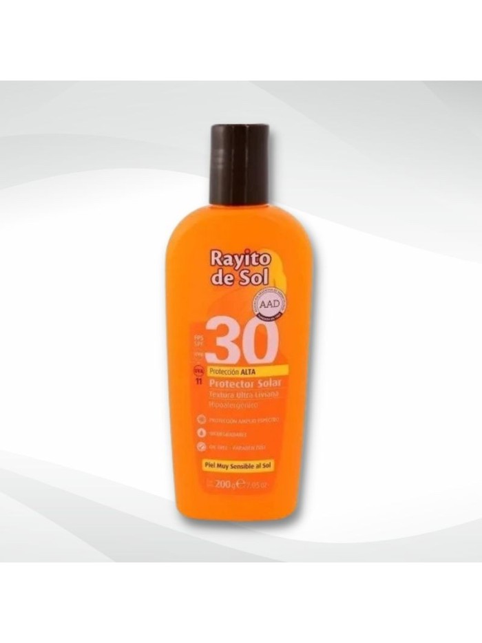 Comprar Rayito de Sol Protector Solar FS30 Crema 200 gr Mayorista al Mejor Precio!