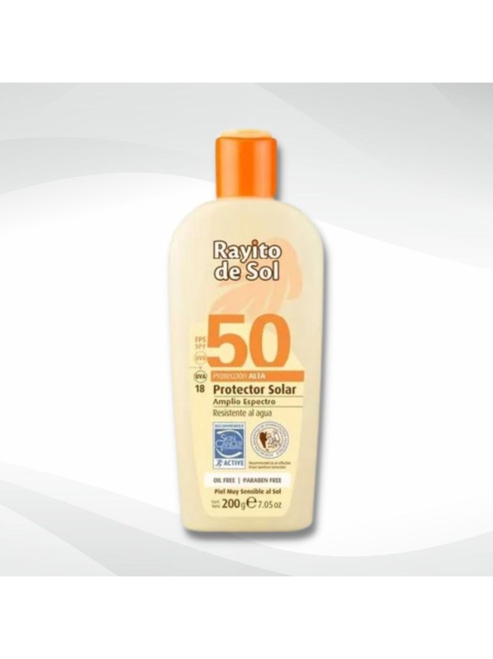 Comprar Rayito de Sol Protector Solar FS50 Crema 200 gr Mayorista al Mejor Precio!