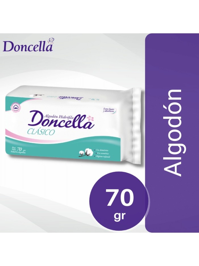 Comprar Doncella Algodón Tradicional Plegado x 70 GRS. Mayorista al Mejor Precio!