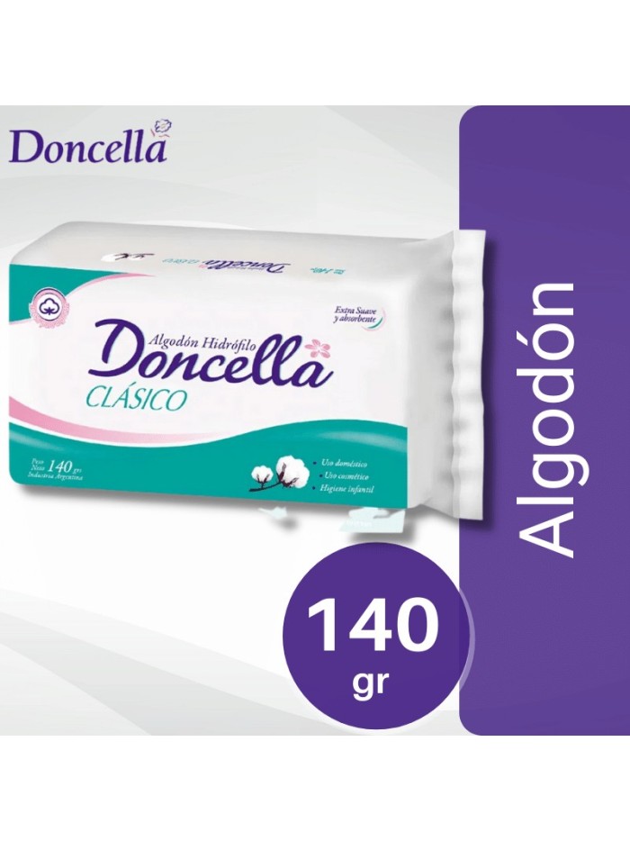 Comprar Doncella Algodón Tradicional Plegado x 140 GRS. Mayorista al Mejor Precio!