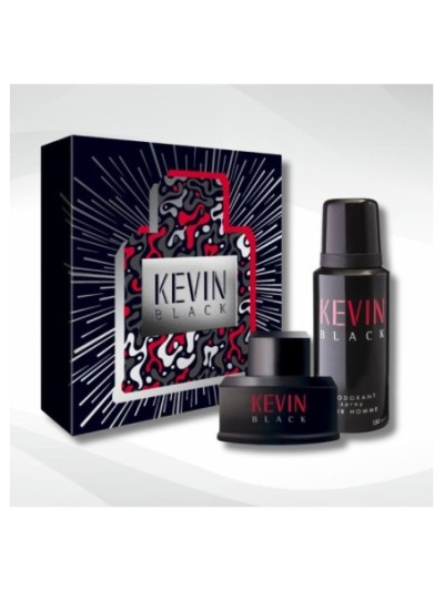 Estuche Kevin Black (Colonia 60 ml + Desodorante Aerosol 150 ml)
