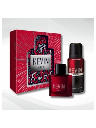 Estuche Kevin Red (Colonia 60 ml + Desodorante Aerosol 150 ml)