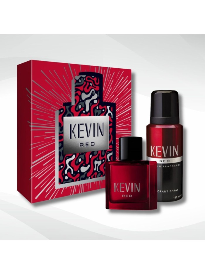 Estuche Kevin Red (Colonia 60 ml + Desodorante Aerosol 150 ml)
