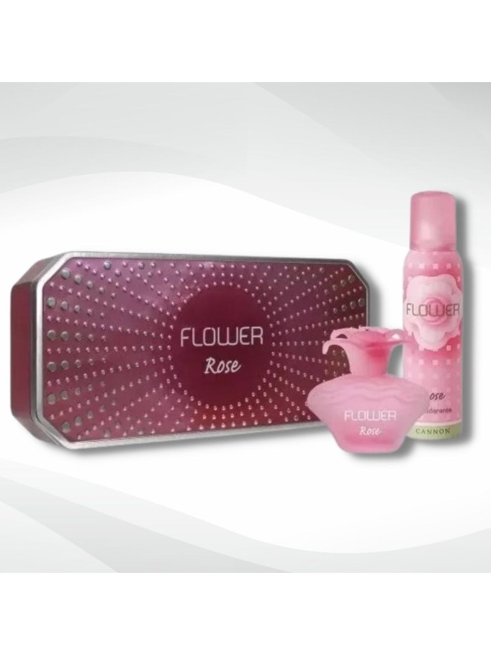 Comprar Lata Flower Rose (Colonia 40 + Desoderante 123) Mayorista al Mejor Precio!