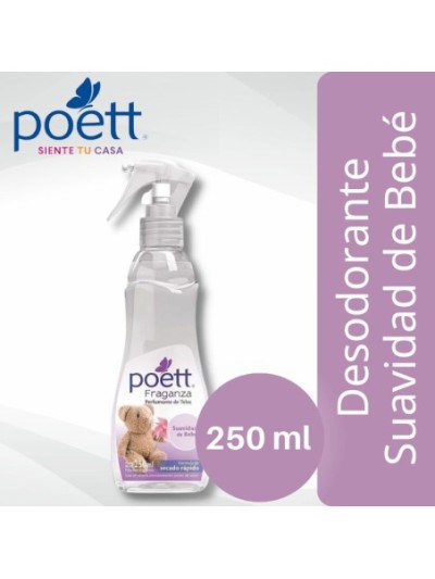 Comprar Poett Perfume Telas Suavidad de Bebe 250 ml Mayorista al Mejor Precio!