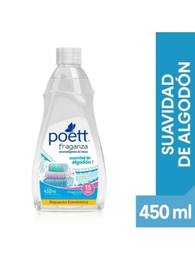 Comprar Poett Perfume Telas Suavidad de Algodón 450 ml Mayorista al Mejor Precio!