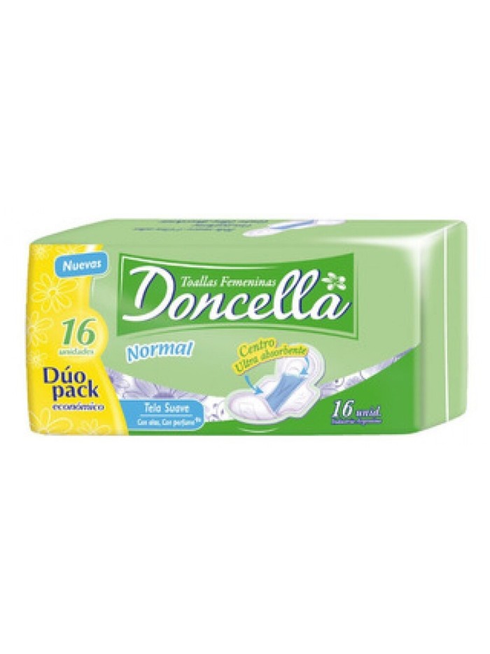 Comprar Doncella Toalla Pocket Con Alas c/D x 16U. Mayorista al Mejor Precio!