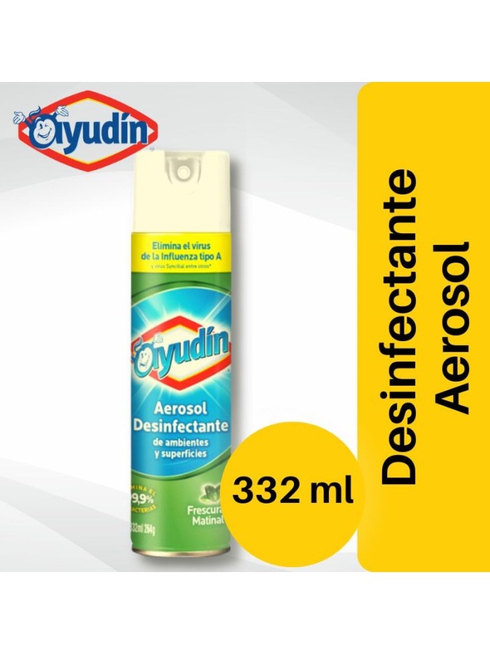 Comprar Ayudin Desinfectante Aerosol Frescura Matinal 332 ml Mayorista al Mejor Precio!