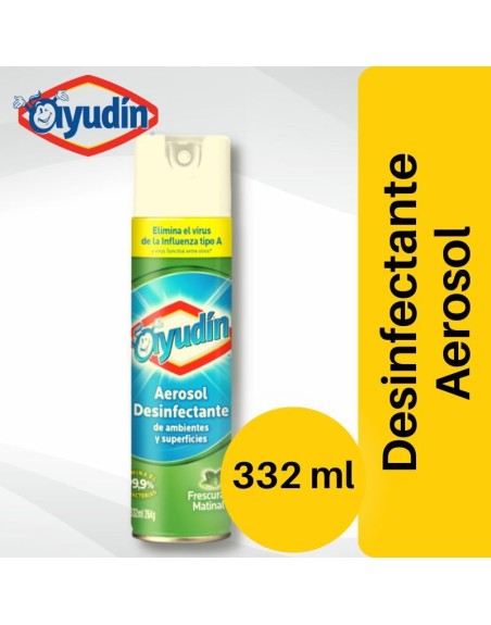 Comprar Ayudin Desinfectante Aerosol Frescura Matinal 332 ml Mayorista al Mejor Precio!