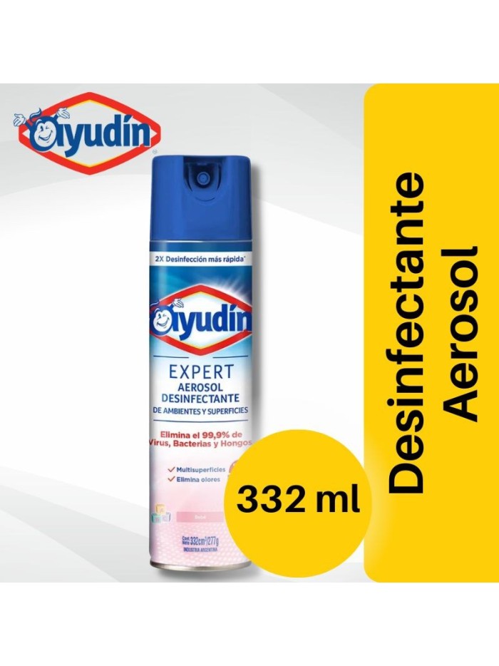 Comprar Ayudin Desinfectante Aerosol Bebe 332 ml Mayorista al Mejor Precio!