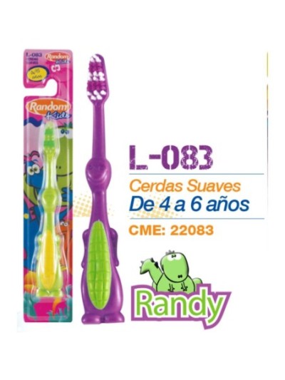Cepillo dental Random Kids Dino L0834-6 años