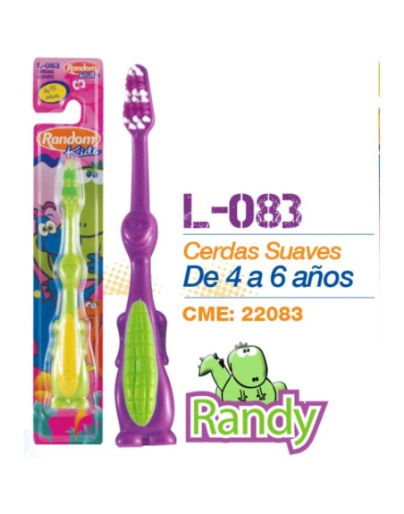 Cepillo dental Random Kids Dino L0834-6 años