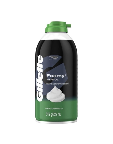 Comprar Espuma Foamy Piel Mentol 312 gr Gillette Mayorista al Mejor Precio!