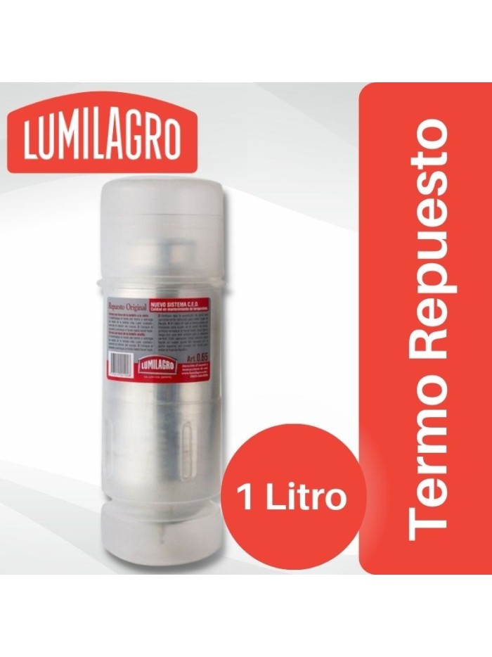 Comprar Repuesto Termo 1 Litro CED Lumilagro Mayorista al Mejor Precio!