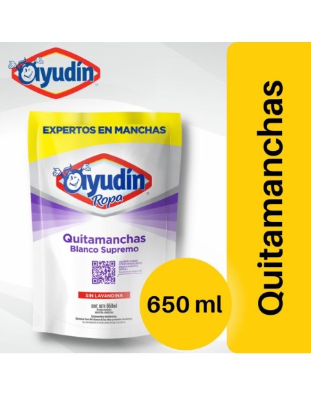 Comprar Ayudin Ropa Blancos Supremos 650 ml Doypack Mayorista al Mejor Precio!