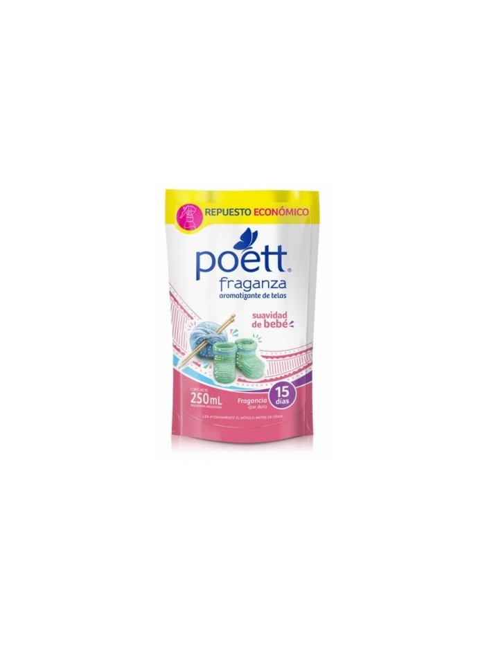 Comprar Poett Perfume Telas Suavidad de Bebe 250 ml Doypack Mayorista al Mejor Precio!