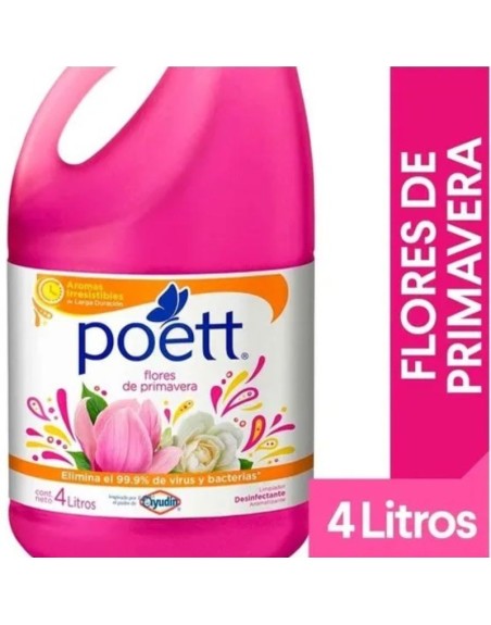 Comprar Poett Liquido Flores de Primavera 4 Lt Mayorista al Mejor Precio!