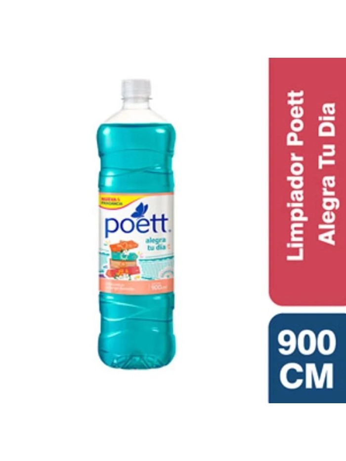 Comprar Poett Liquido Desinfectante Alegra Tu Dia 900 ml Mayorista al Mejor Precio!