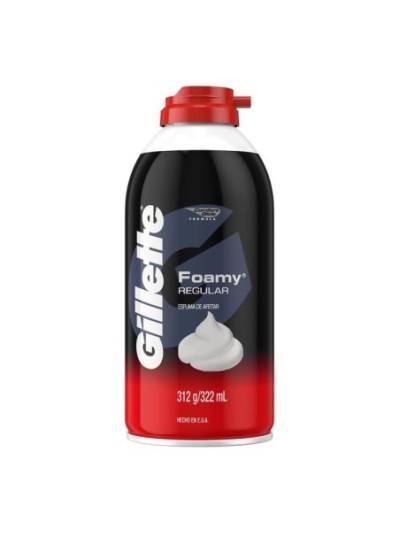 Comprar Espuma Foamy Regular 311 gr Gillette Mayorista al Mejor Precio!