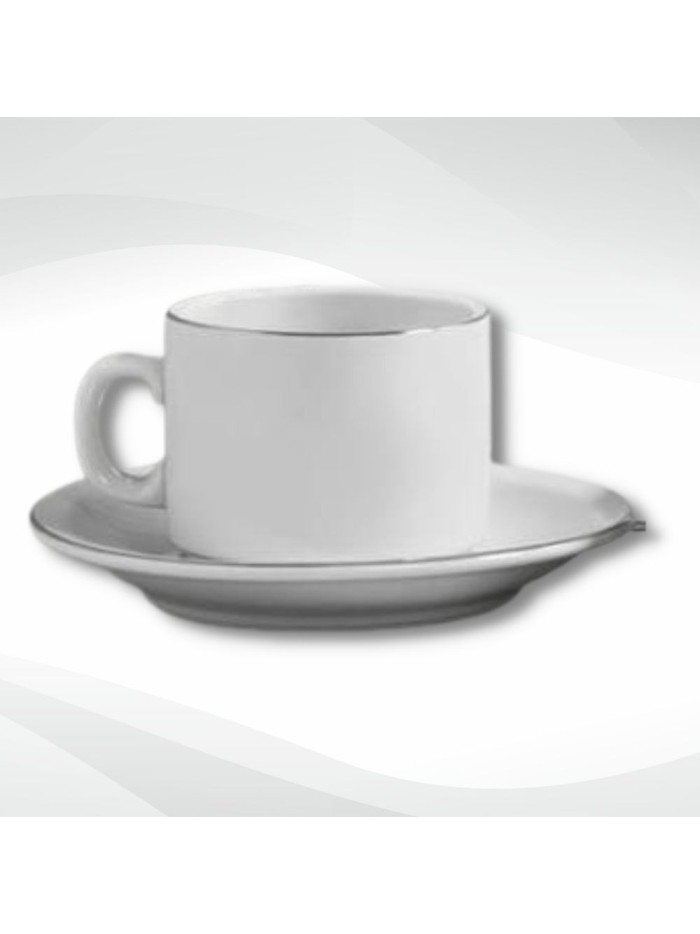 Comprar TSUJI PORC.BCA.PLAT. TAZA DESAYUNO S/P24 Mayorista al Mejor Precio!