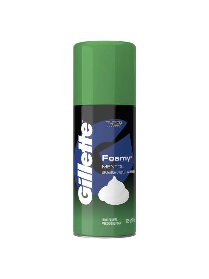 Comprar Espuma Foamy Mentol x 175 gr Gillette Mayorista al Mejor Precio!