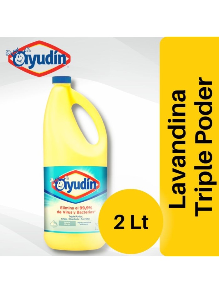 Comprar Ayudin Triple Poder Glaciar 2 LT Mayorista al Mejor Precio!