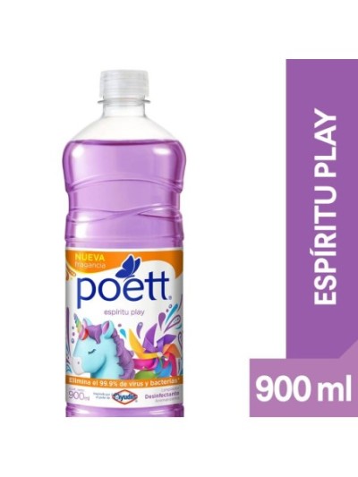 Comprar Poett Liquido Espiritu Play 900 ml Mayorista al Mejor Precio!