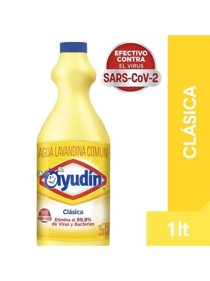 Comprar Ayudin Lavandina Clasica 1 Litro Mayorista al Mejor Precio!