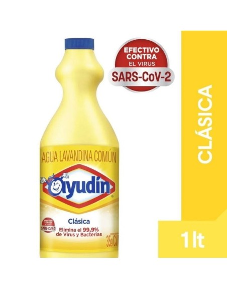 Comprar Ayudin Lavandina Clasica 1 Litro Mayorista al Mejor Precio!