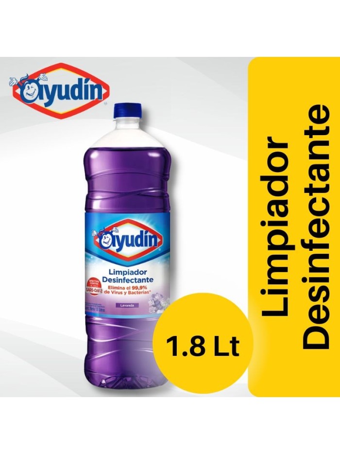 Comprar Ayudin Liquido Desinfectante Lavanda 1800 ml Mayorista al Mejor Precio!