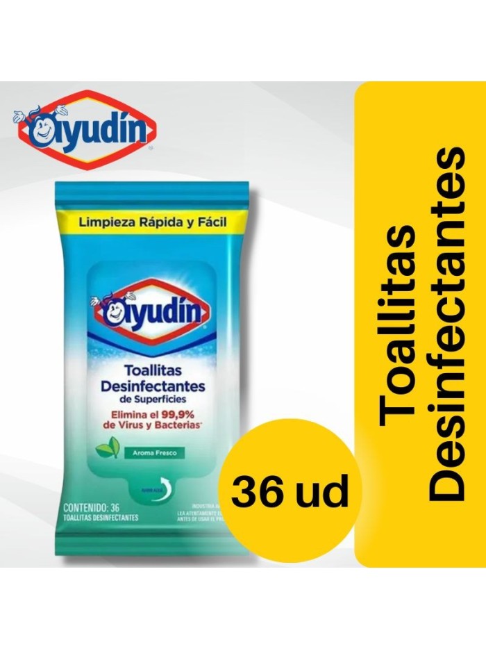 Comprar Ayudin Toallas Desinfectantes Fresh Flow 36 uds Mayorista al Mejor Precio!