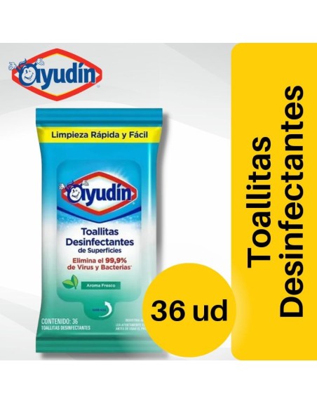 Comprar Ayudin Toallas Desinfectantes Fresh Flow 36 uds Mayorista al Mejor Precio!