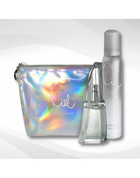 Comprar Bolsito Nessesarie Ciel Crystal Colonia + Desodorante Mayorista al Mejor Precio!