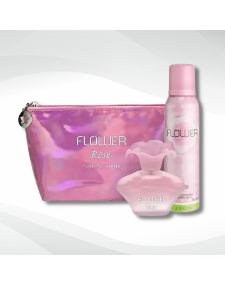 Comprar Bolsito Nessesarie Ciel Flower Rose Colonia + Desodorante Mayorista al Mejor Precio!