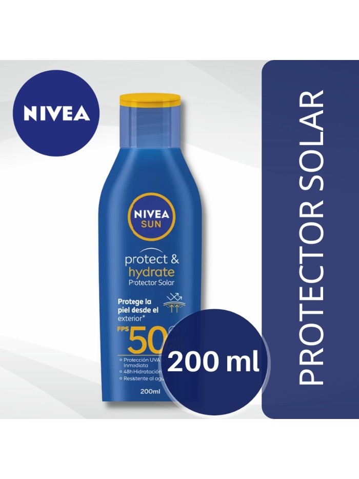 Nivea Sun Protector Solar Hidratante 200 ml FPS50