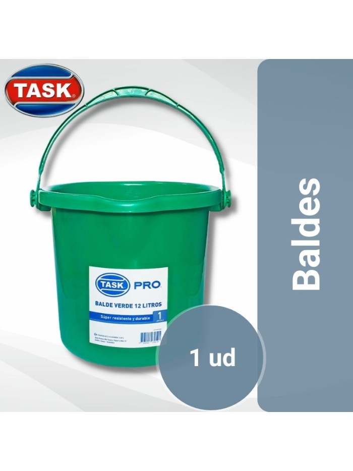 Comprar Task Balde Plastico Reforzado 12 Lts Mayorista al Mejor Precio!