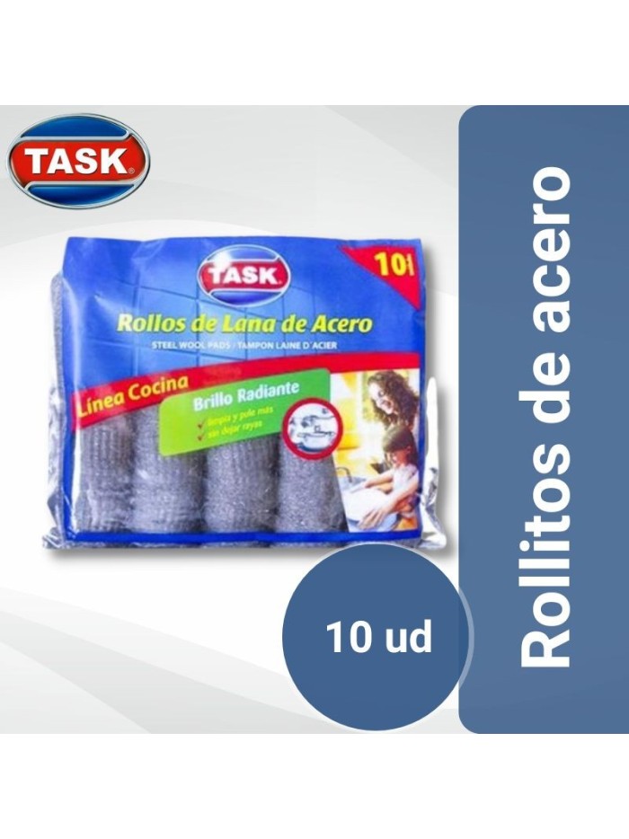 Comprar Task Rollitos de Acero 10 ud Mayorista al Mejor Precio!